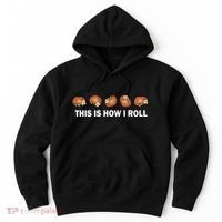 Cute Hedgehog This Is How I Roll Hedgehog Hoodie thumb 0