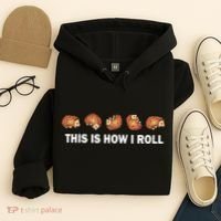 Cute Hedgehog This Is How I Roll Hedgehog Hoodie thumb 4