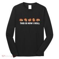 Cute Hedgehog This Is How I Roll Hedgehog Long Sleeve Shirt thumb 0
