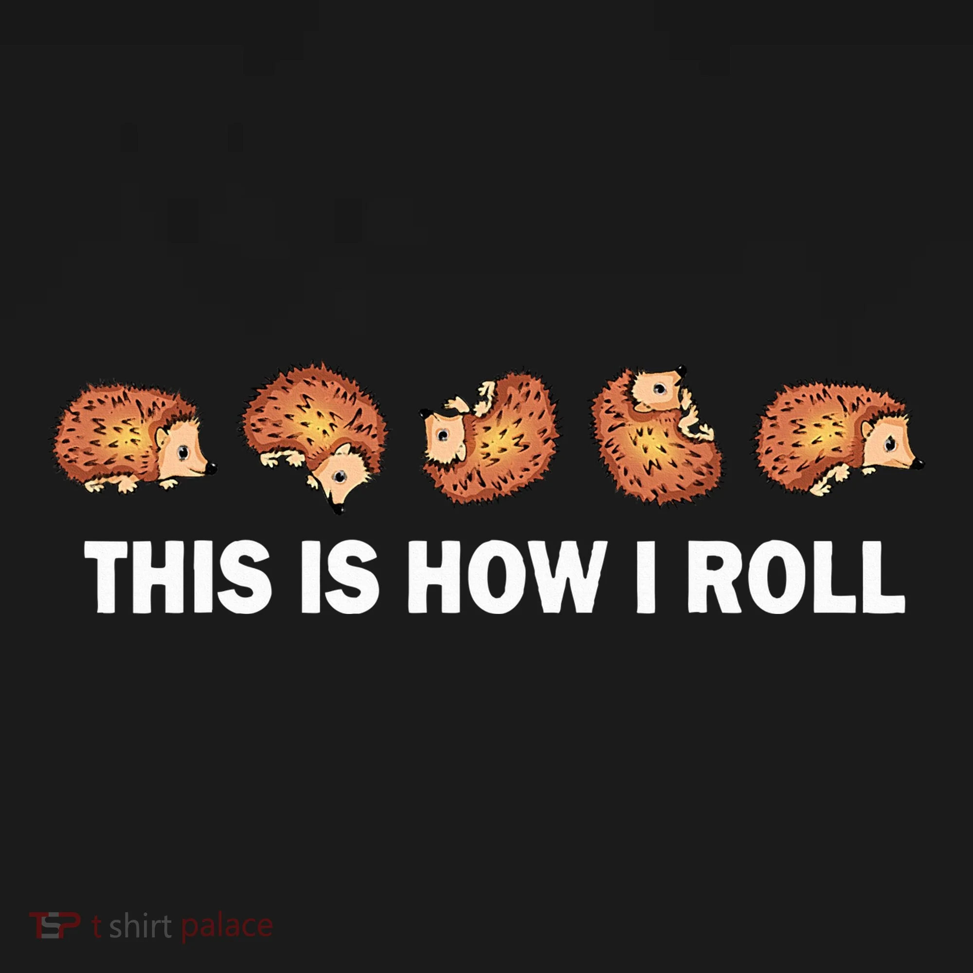 Cute Hedgehog This Is How I Roll Hedgehog Button