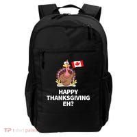 Canadian Happy Thanksgiving EH? Funny Turkey Dinner Backpack thumb 0