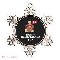Canadian Happy Thanksgiving EH? Funny Turkey Dinner Ornament thumb 0