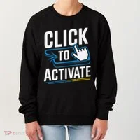 Click Here To Activate Your Inner Nerd Geeks Women's Sweatshirt thumb 0