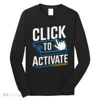 Click Here To Activate Your Inner Nerd Geeks Long Sleeve Shirt thumb 0