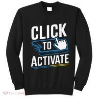 Click Here To Activate Your Inner Nerd Geeks Sweatshirt thumb 0