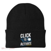 Click Here To Activate Your Inner Nerd Geeks Beanie thumb 0
