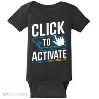 Click Here To Activate Your Inner Nerd Geeks Baby Bodysuit thumb 0