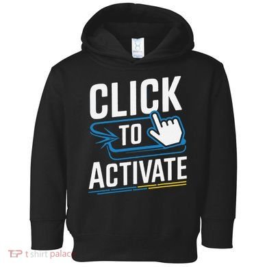Click Here To Activate Your Inner Nerd Geeks Toddler Hoodie