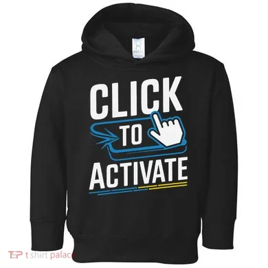 Click Here To Activate Your Inner Nerd Geeks Toddler Hoodie