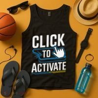 Click Here To Activate Your Inner Nerd Geeks Tank Top thumb 4
