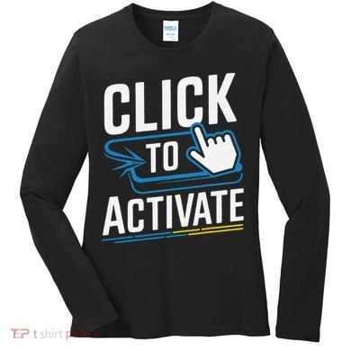 Click Here To Activate Your Inner Nerd Geeks Women's Long Sleeve Shirt