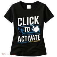 Click Here To Activate Your Inner Nerd Geeks Women's T-Shirt thumb 0