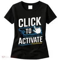 Click Here To Activate Your Inner Nerd Geeks Women's T-Shirt thumb 0
