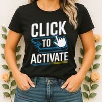 Click Here To Activate Your Inner Nerd Geeks Women's T-Shirt thumb 2