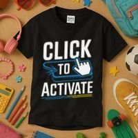 Click Here To Activate Your Inner Nerd Geeks Kids T-Shirt thumb 3