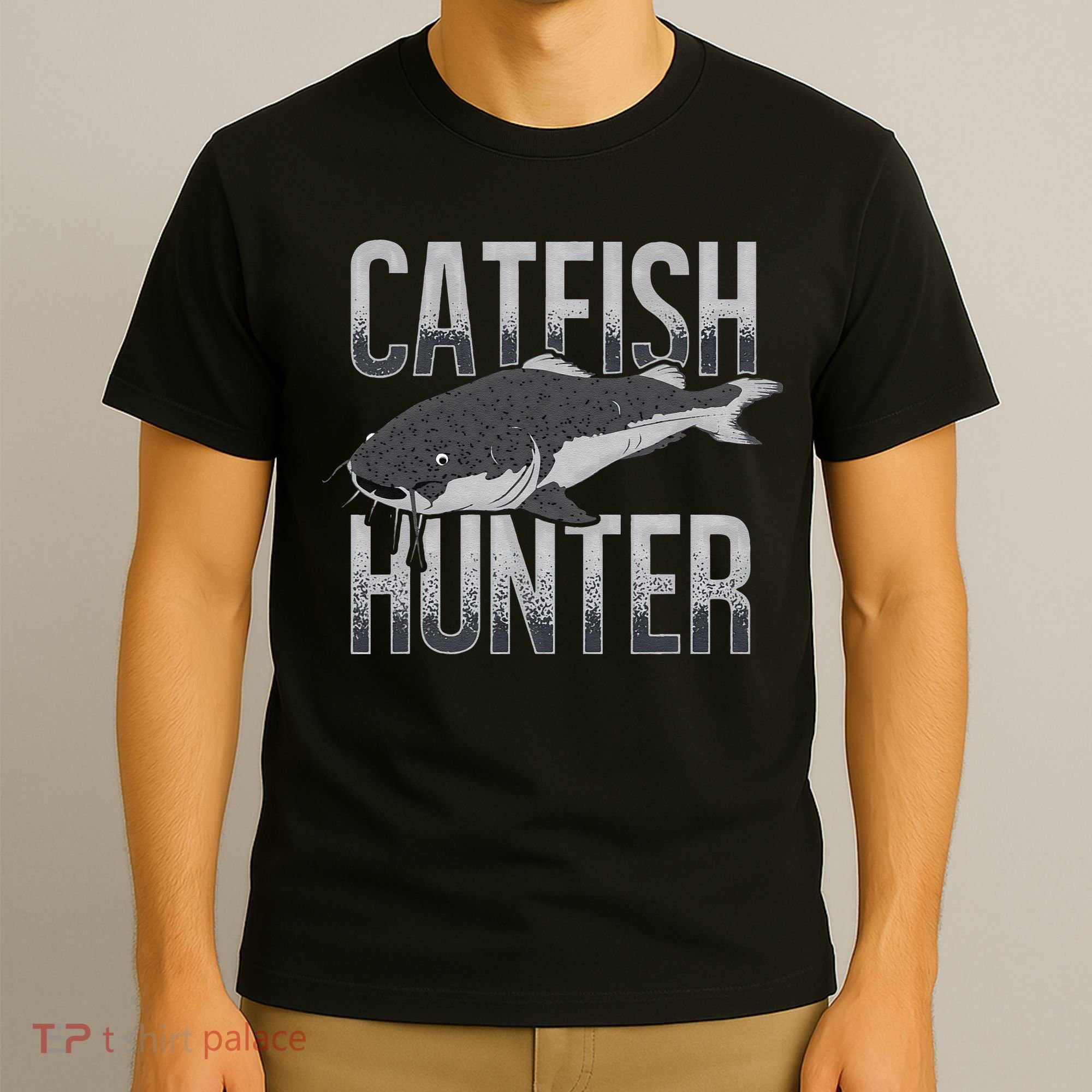 Catfish Hunter Tournament Fishing Fisherman T-Shirt