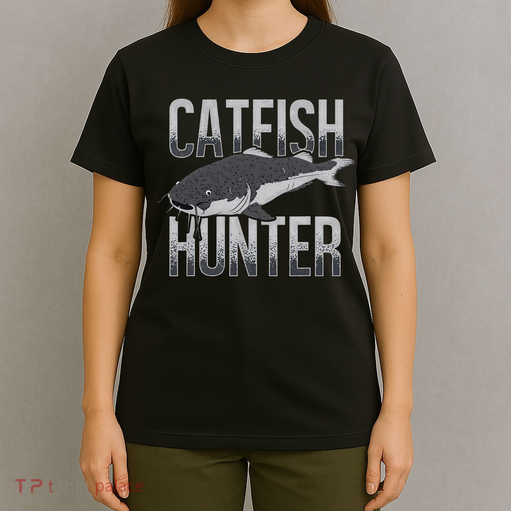Catfish Hunter Tournament Fishing Fisherman T-Shirt