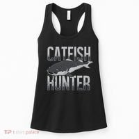 Catfish Hunter Tournament Fishing Fisherman Women's Tank Top thumb 0