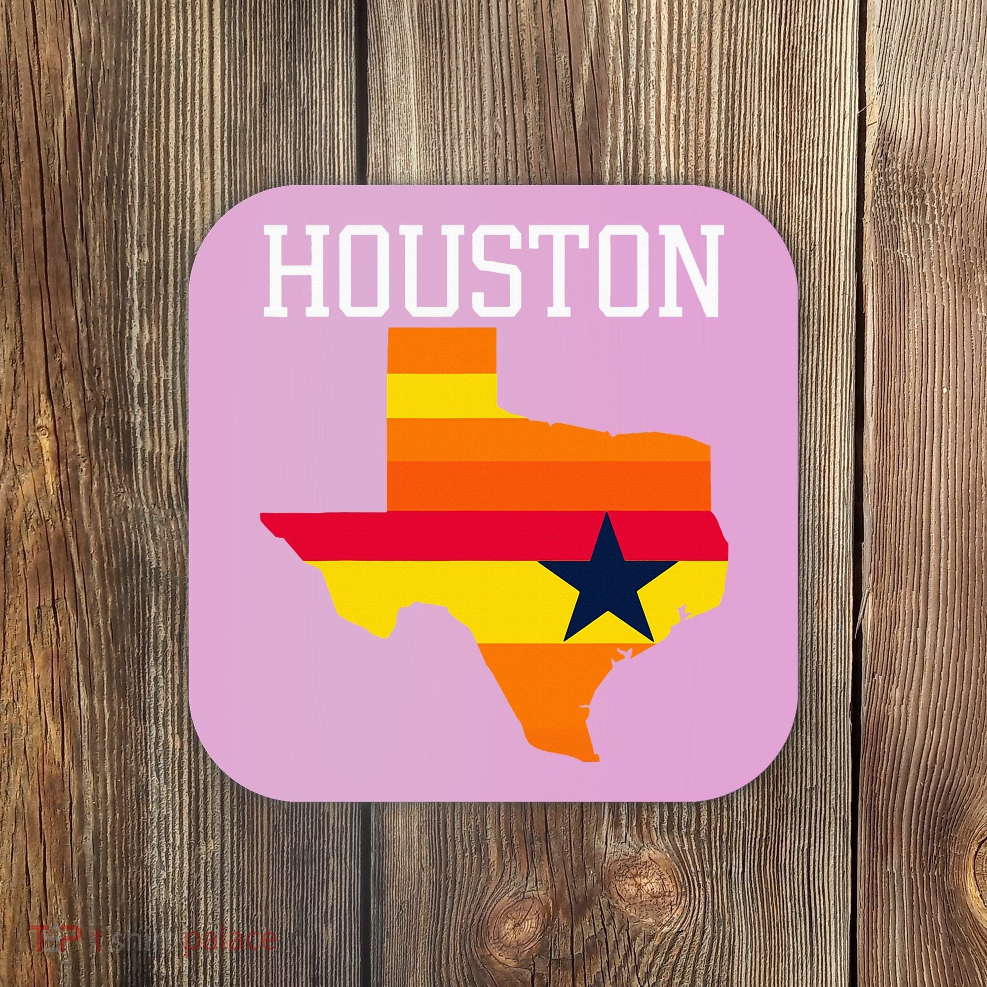 Classic Houston Texas Souvenir Coaster