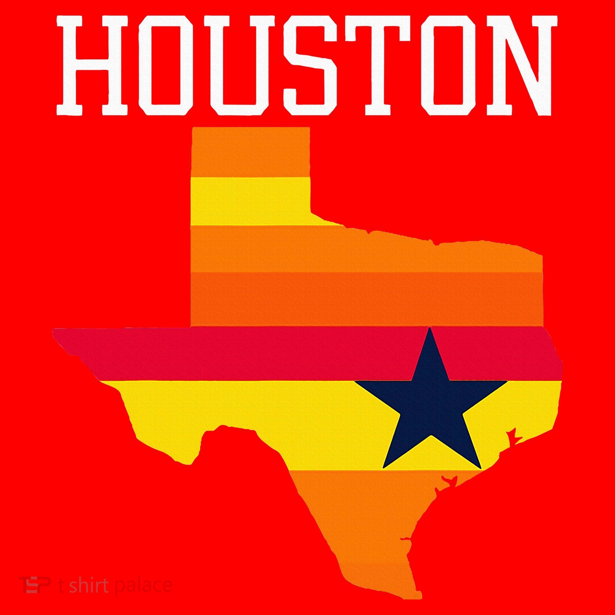 Classic Houston Texas Souvenir Santa Hat