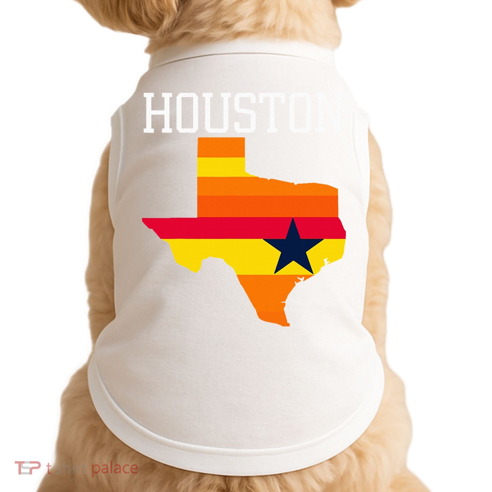 Classic Houston Texas Souvenir Doggie Tank