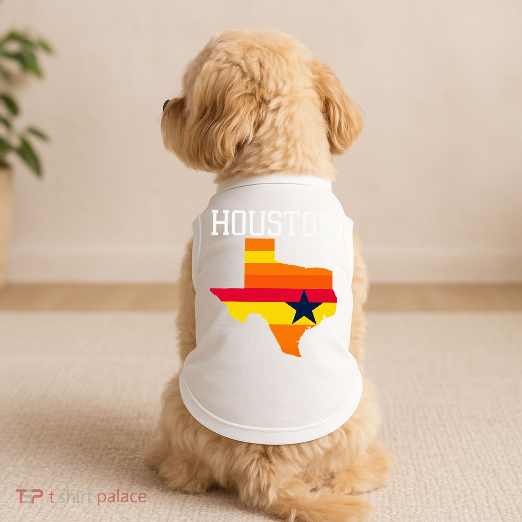 Classic Houston Texas Souvenir Doggie Tank