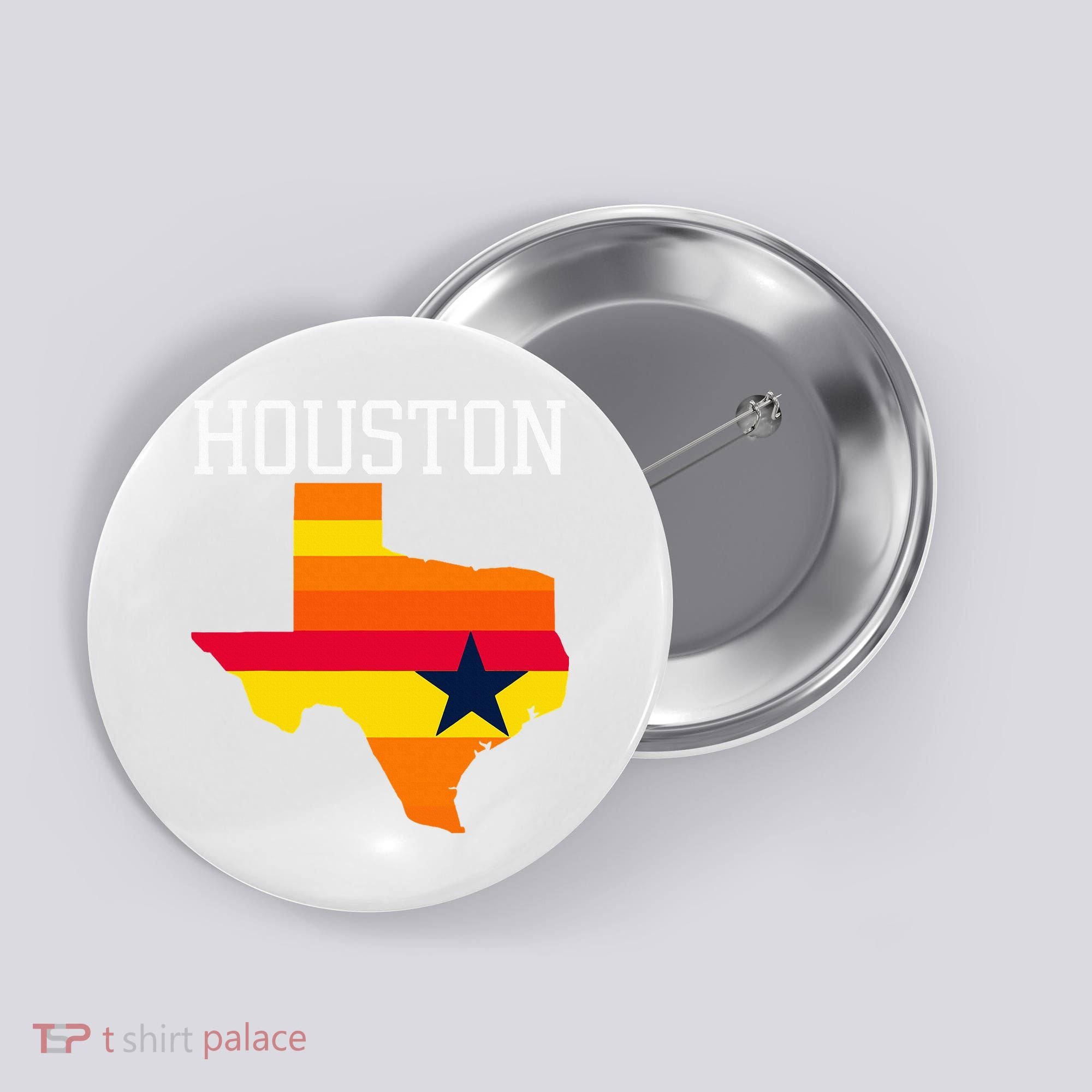 Classic Houston Texas Souvenir Button