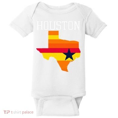 Classic Houston Texas Souvenir Baby Bodysuit