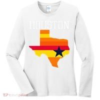 Classic Houston Texas Souvenir Women's Long Sleeve Shirt thumb 0