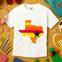 Classic Houston Texas Souvenir Kids T-Shirt thumb 3