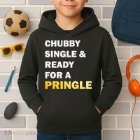 Chubby Single & Ready For A Pringle Kids Hoodie thumb 2