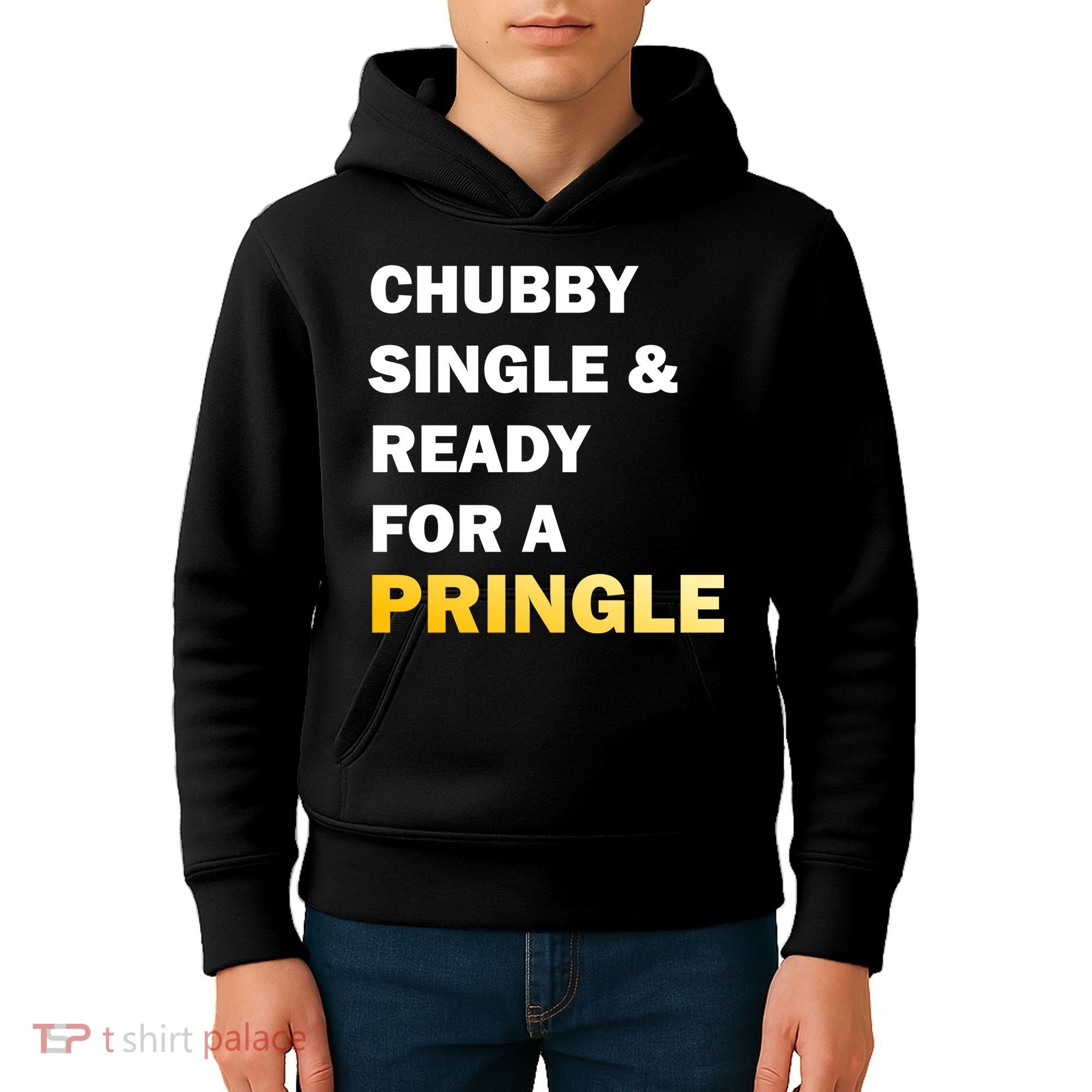 Chubby Single & Ready For A Pringle Kids Hoodie