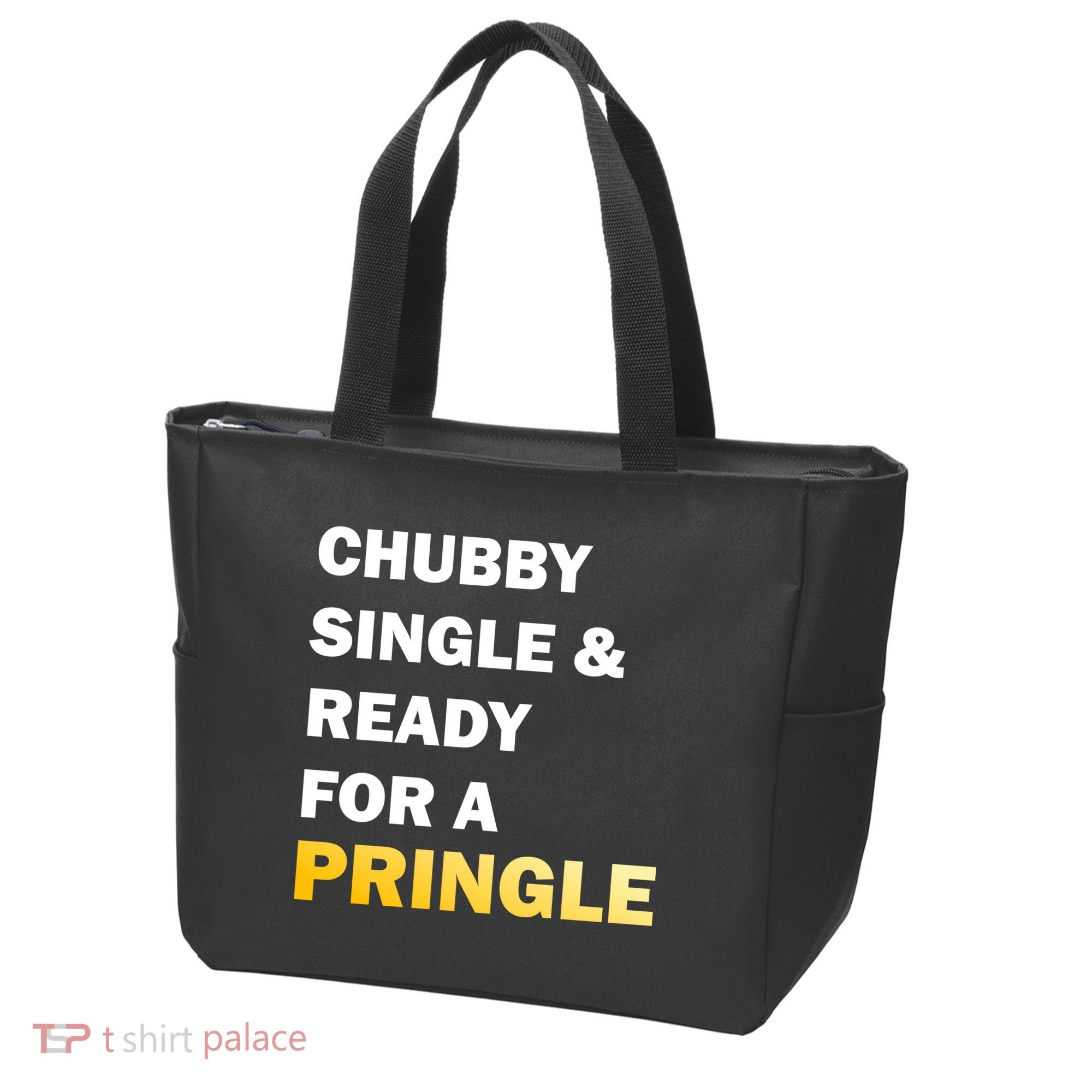 Chubby Single & Ready For A Pringle Tote Bag
