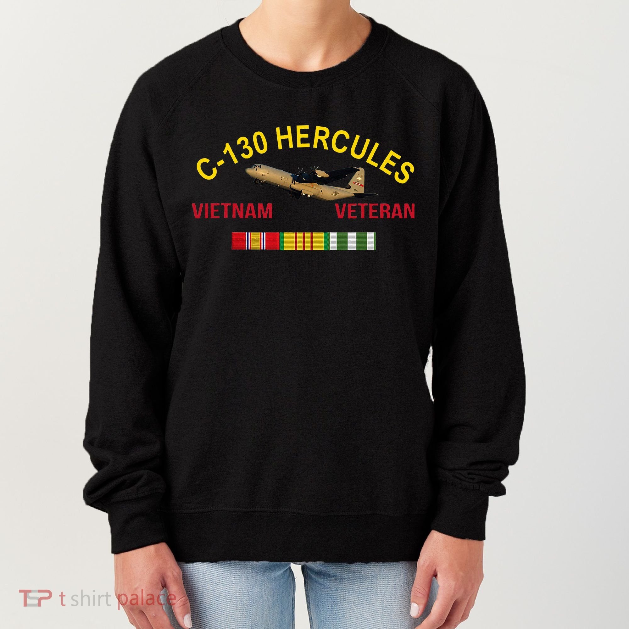 C130 Hercules Vietnam War C 130 Vietnam Veteran Women's Sweatshirt