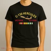 C130 Hercules Vietnam War C 130 Vietnam Veteran T-Shirt thumb 3
