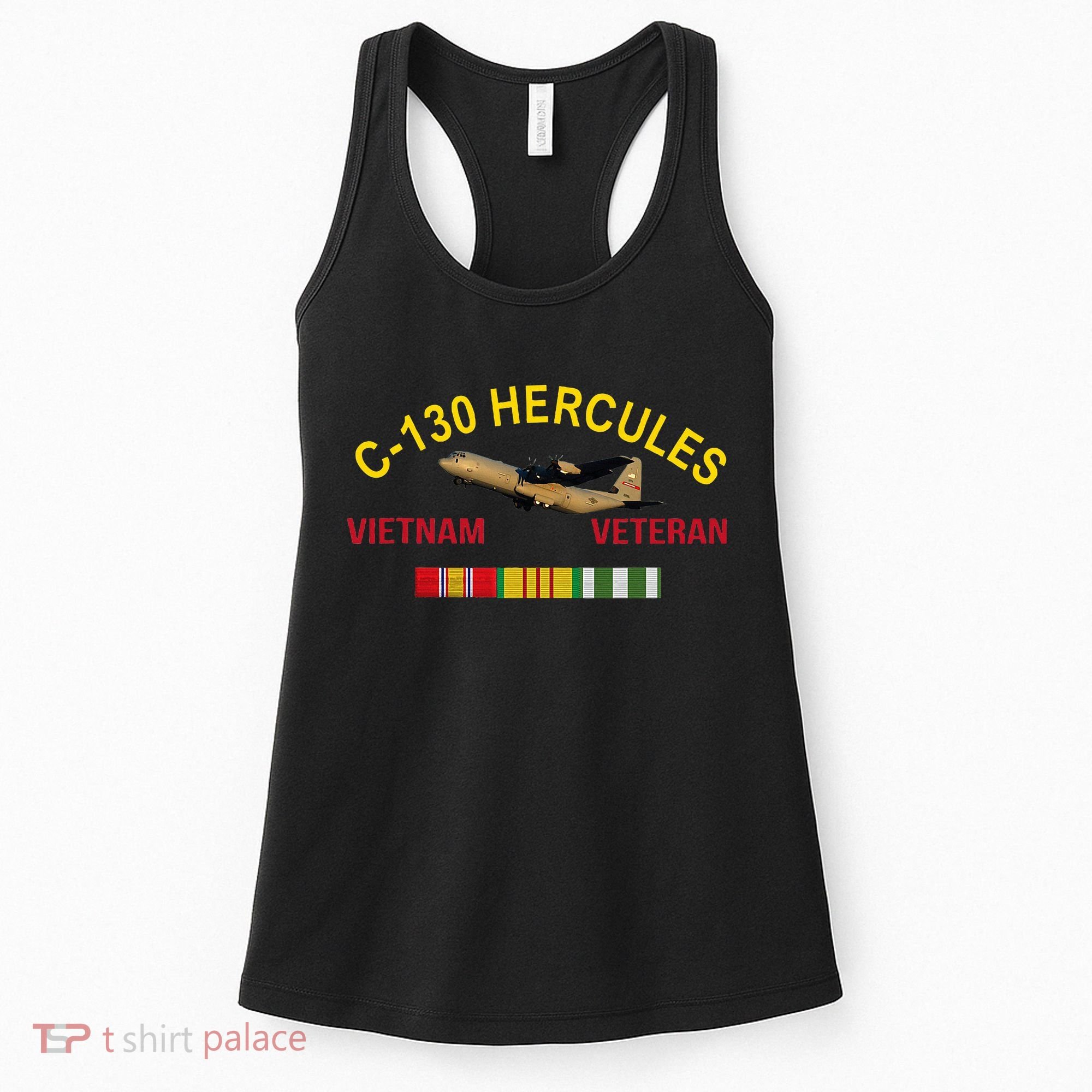 C130 Hercules Vietnam War C 130 Vietnam Veteran Women's Tank Top