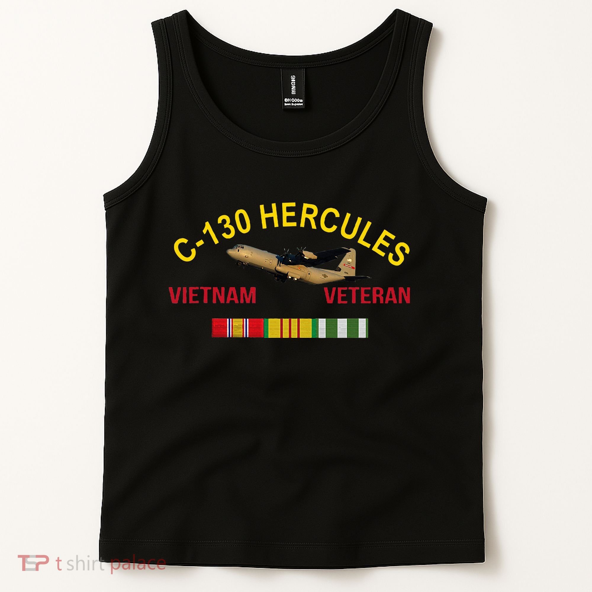 C130 Hercules Vietnam War C 130 Vietnam Veteran Tank Top