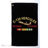 C130 Hercules Vietnam War C 130 Vietnam Veteran Golf Towel thumb 0