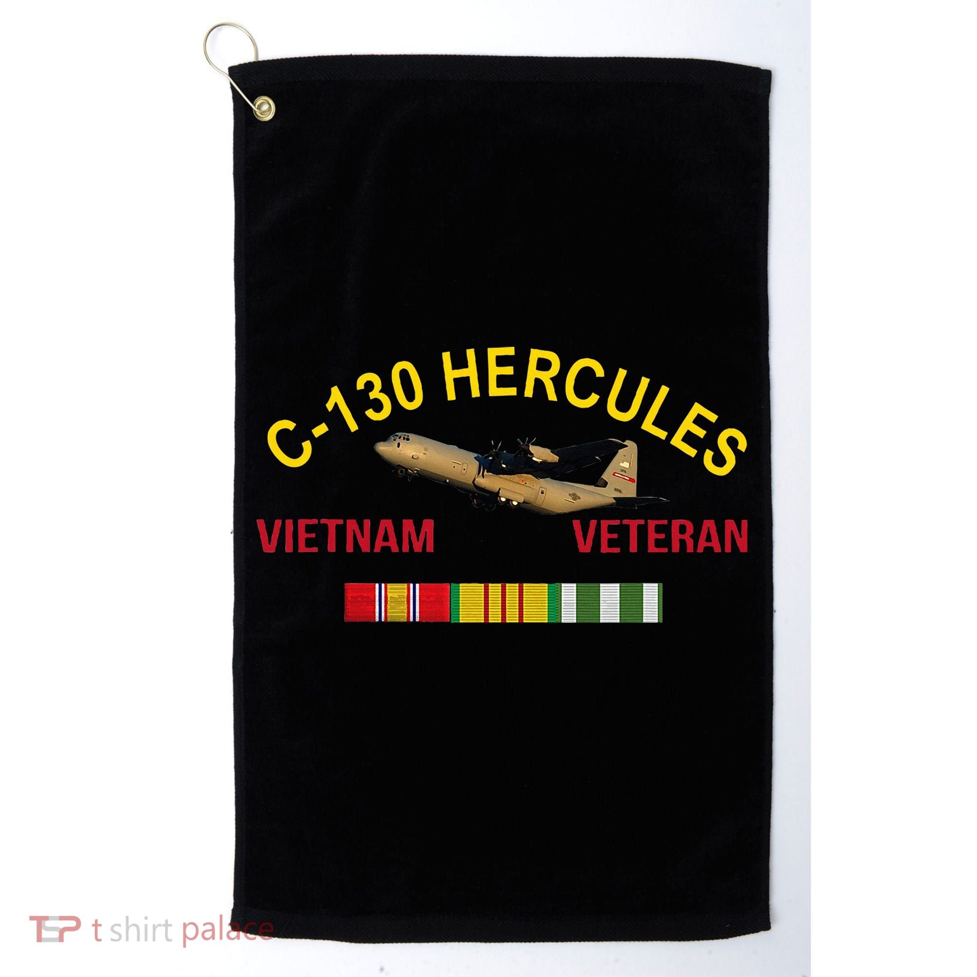 C130 Hercules Vietnam War C 130 Vietnam Veteran Golf Towel