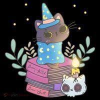 Cute Halloween Witch Cat Toddler Hoodie thumb 2