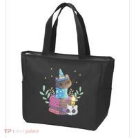 Cute Halloween Witch Cat Tote Bag thumb 3