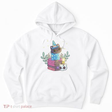 Cute Halloween Witch Cat Hoodie