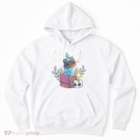 Cute Halloween Witch Cat Hoodie thumb 0