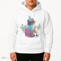 Cute Halloween Witch Cat Hoodie thumb 2