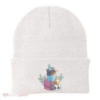 Cute Halloween Witch Cat Beanie thumb 0