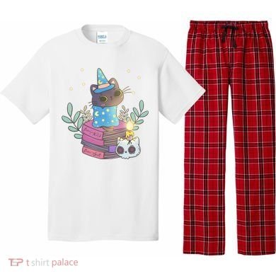 Cute Halloween Witch Cat Pajama Set