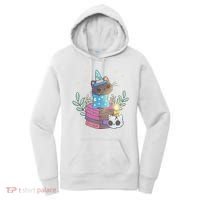 Cute Halloween Witch Cat Women's Hoodie thumb 0