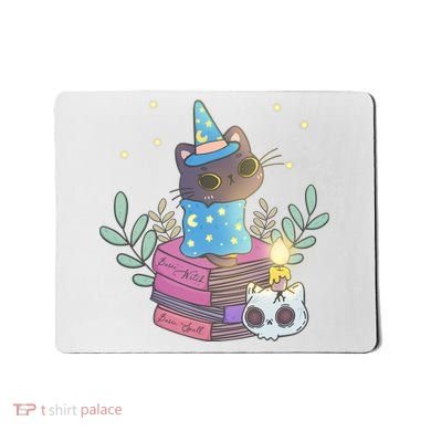 Cute Halloween Witch Cat Mousepad