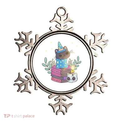 Cute Halloween Witch Cat Ornament