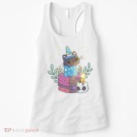 Cute Halloween Witch Cat Women's Tank Top thumb 0
